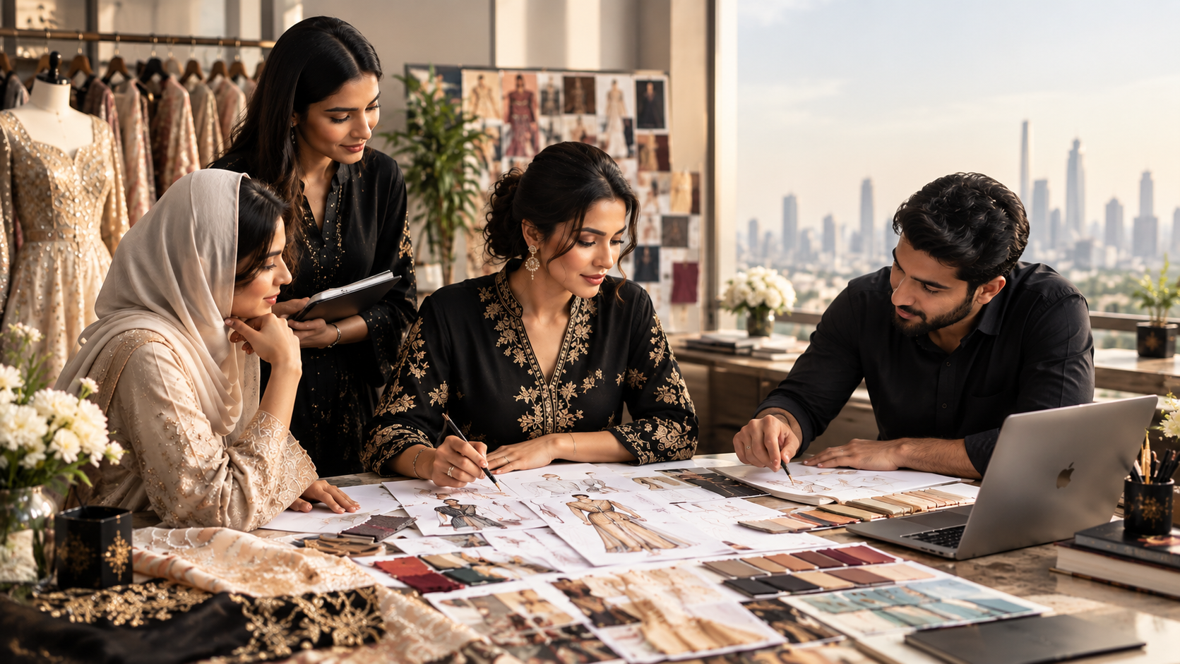 FOR FOZIA, BUILDING SOMETHING HAS NEVER BEEN A SOLITARY PURSUIT.​